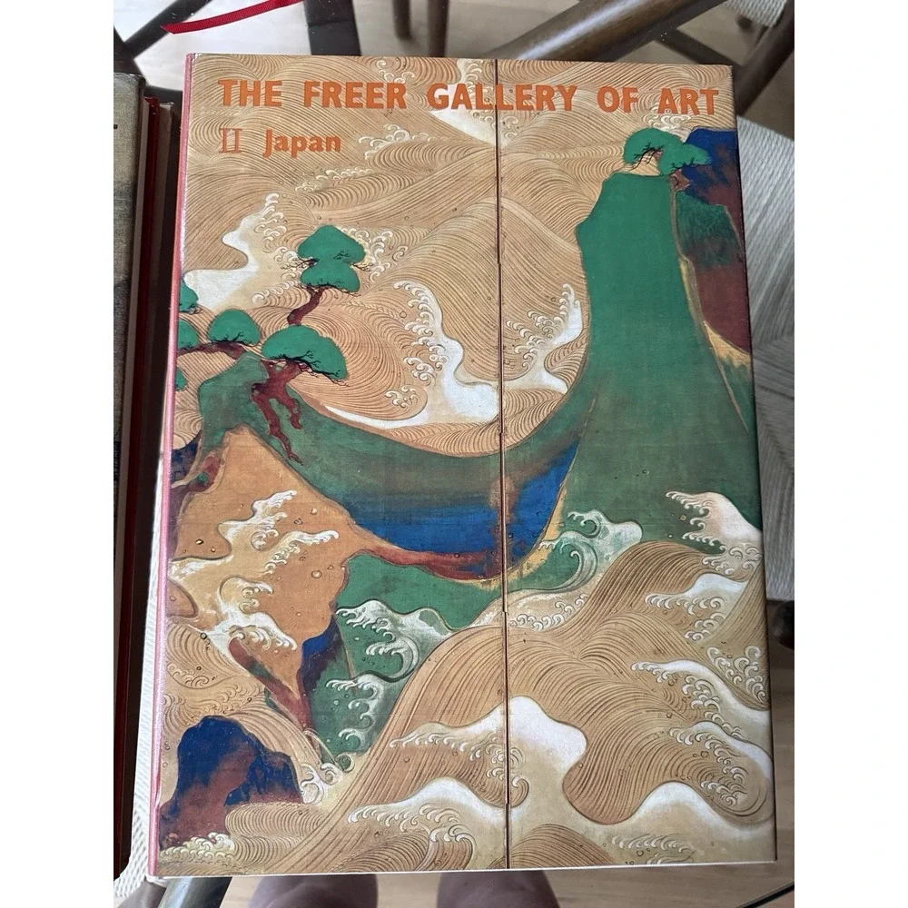 VTG Freer Gallery of Art China Japan 2 Vol Set Large Format Smithsonian Book HB